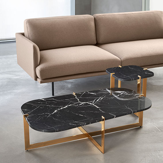 Gold and Marble coffee table
